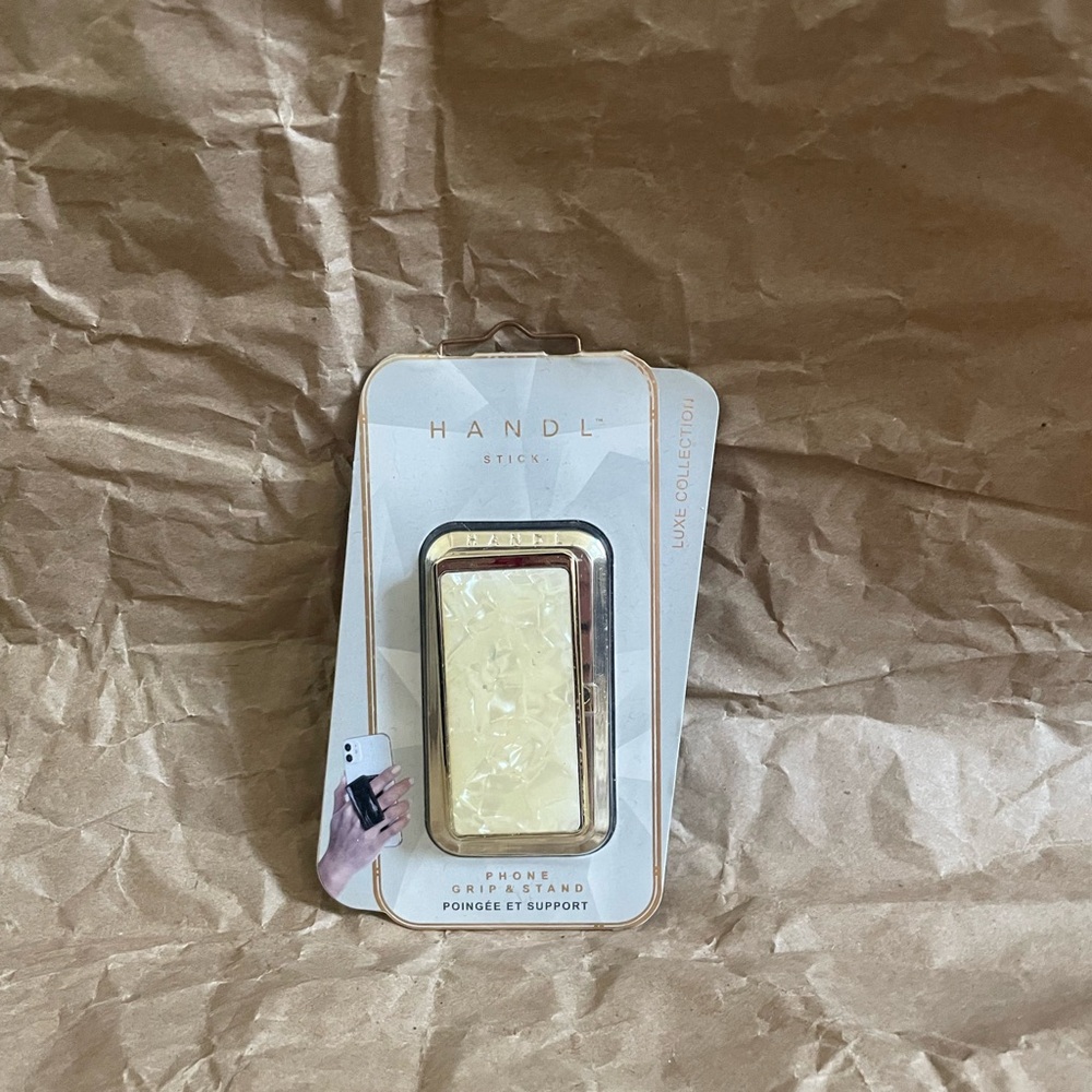 HANDL Gold & Marble Phone Grip Stand Luxe Collection